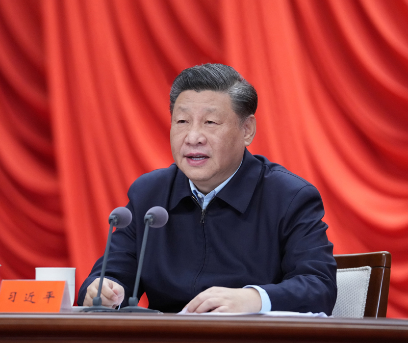 3月1日，2022年春季学期中央党校（国度行政学院）中青年干部培训班在中央党？。中共中央总书记、国度主席、中央军委主席习近平在开班式上颁发沉要讲话。新华社记者 申宏 摄